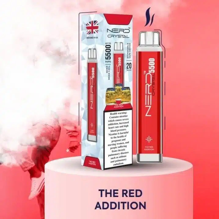 Nerd Crystal 5500 Puffs Disposable Vape in Dubai UAE