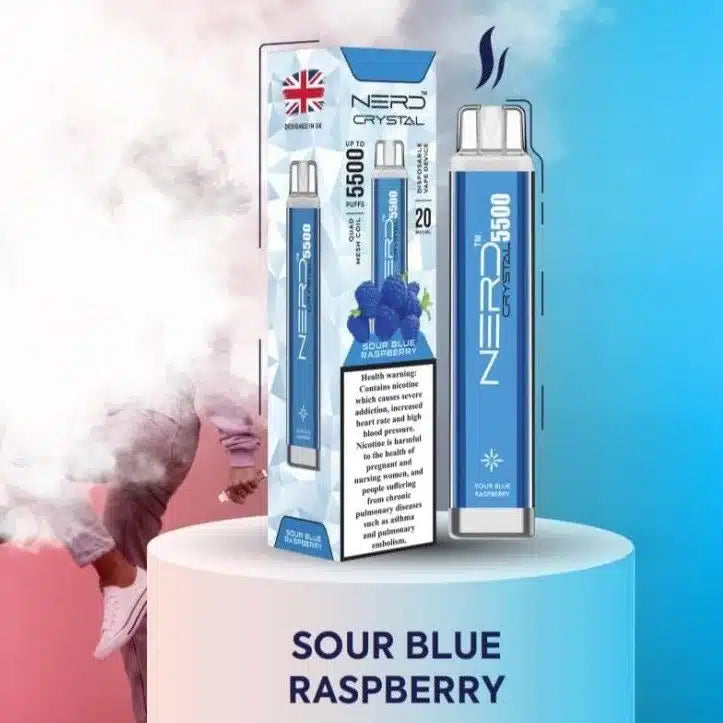 Nerd Crystal 5500 Puffs Disposable Vape in Dubai UAE
