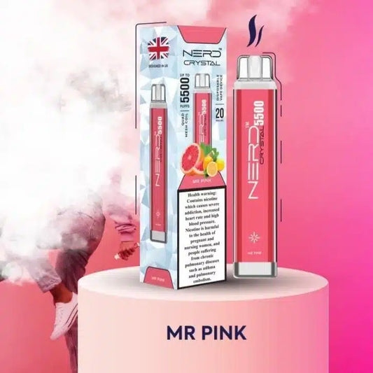 Nerd Crystal 5500 Puffs Disposable Vape in Dubai UAE