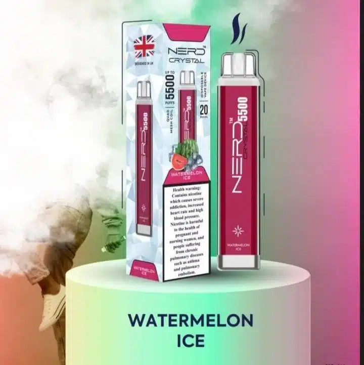 Nerd Crystal 5500 Puffs Disposable Vape in Dubai UAE