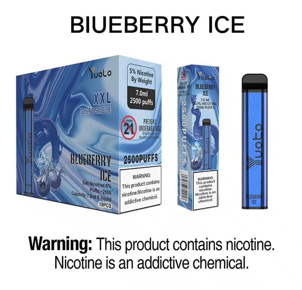 Yuoto XXL Disposable Vape 2500 Puffs in Dubai UAE