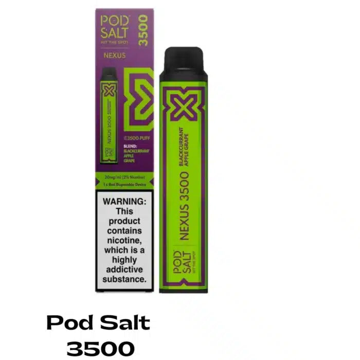 Pod Salt Nexus 3500 Puffs Disposable Vape Device in Dubai UAE