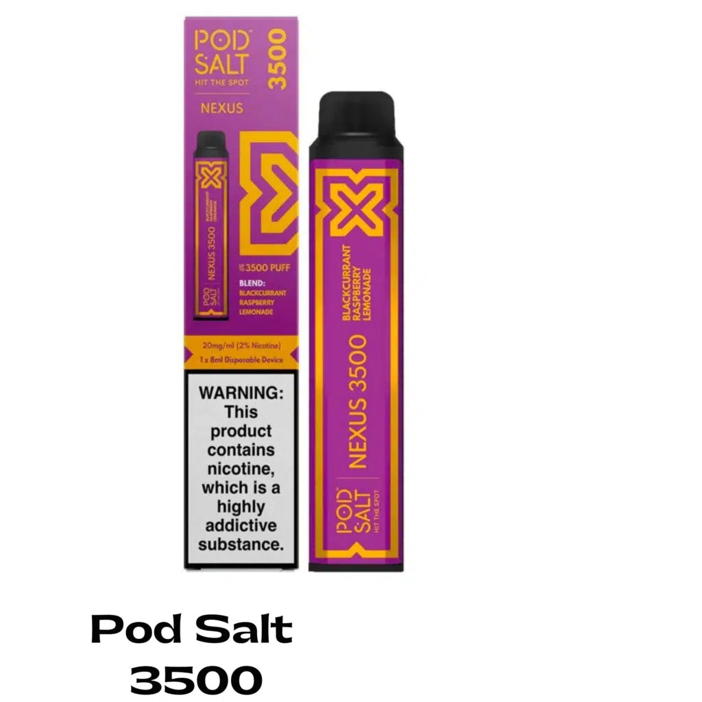 Pod Salt Nexus 3500 Puffs Disposable Vape Device in Dubai UAE