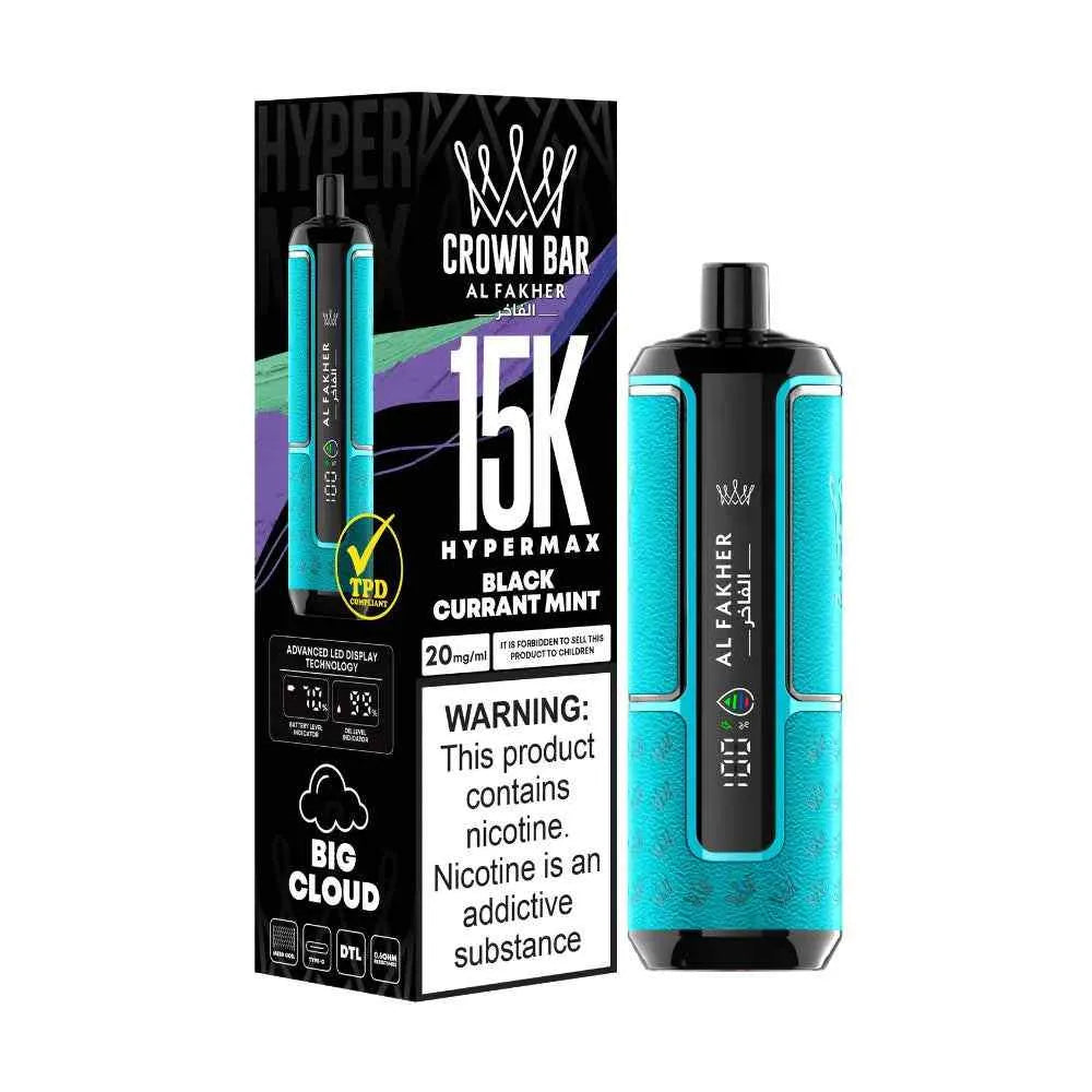 Al Fakher Crown Bar Hypermax 15000 Puffs Disposable Vape in Dubai UAE