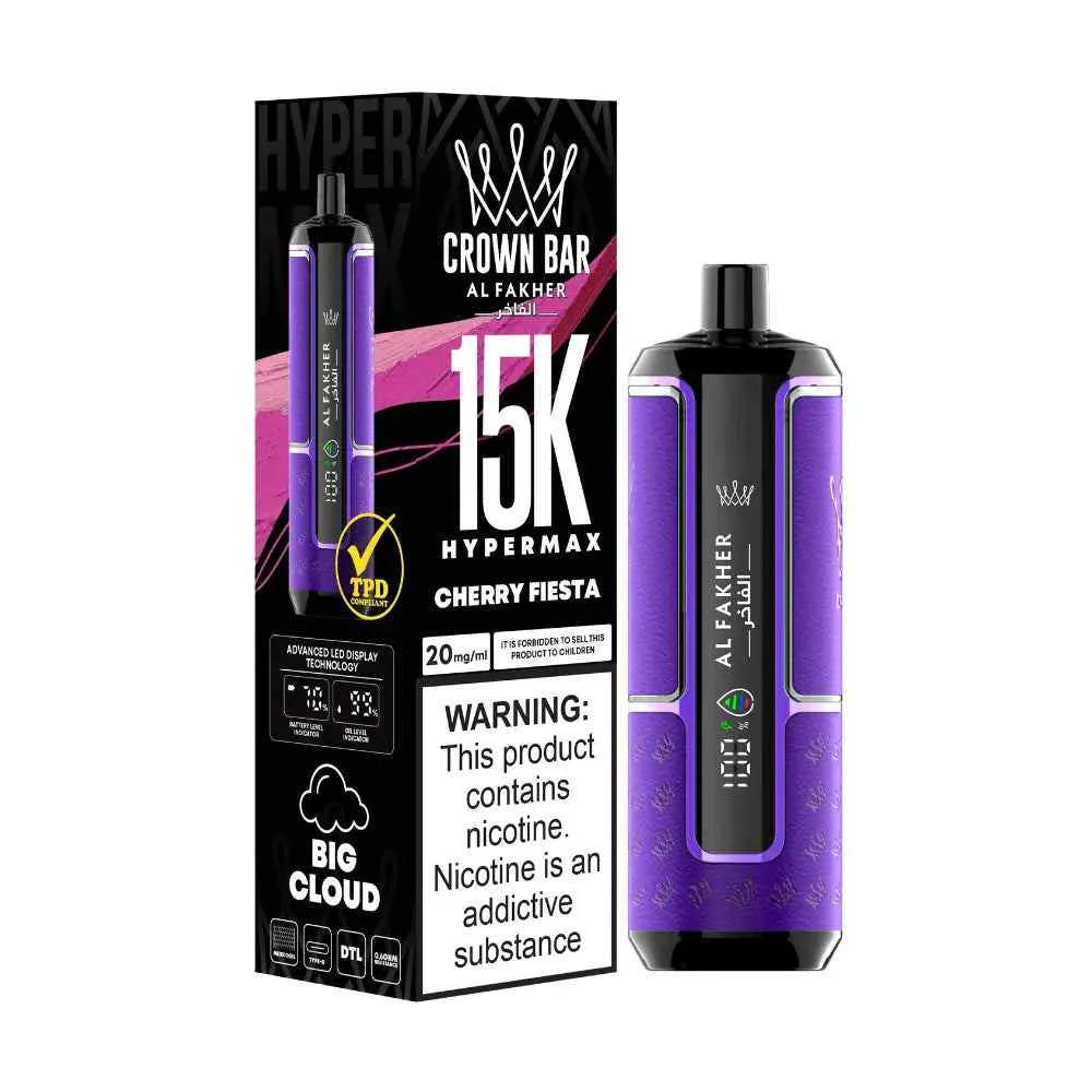 Al Fakher Crown Bar Hypermax 15000 Puffs Disposable Vape in Dubai UAE