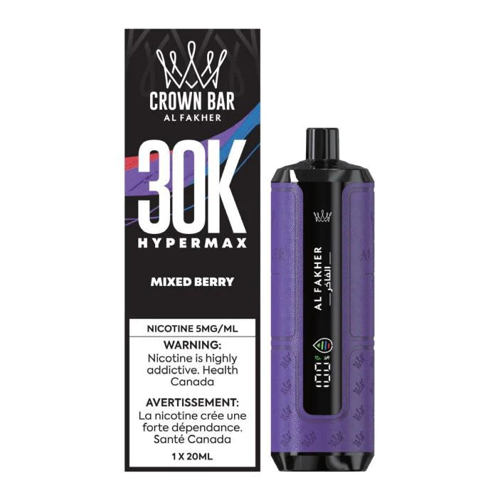 AL FAKHER Crown Bar HYPER MAX 30000 Puffs Disposable Vape in UAE