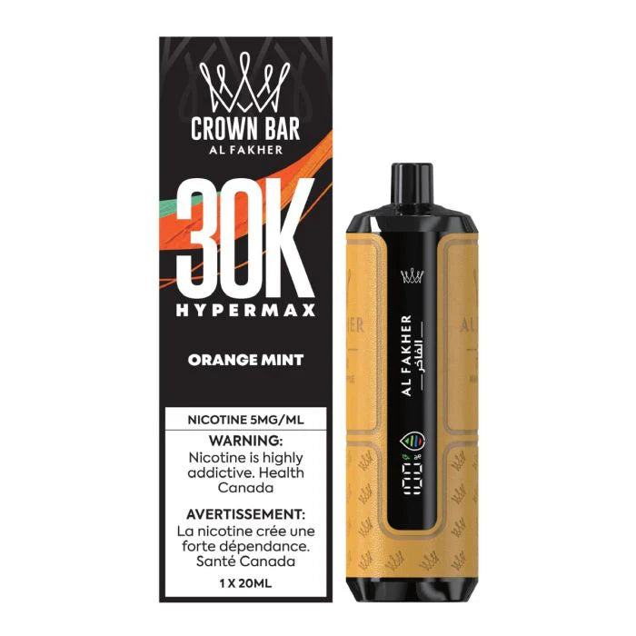 AL FAKHER Crown Bar HYPER MAX 30000 Puffs Disposable Vape in UAE
