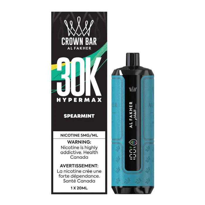 AL FAKHER Crown Bar HYPER MAX 30000 Puffs Disposable Vape in UAE
