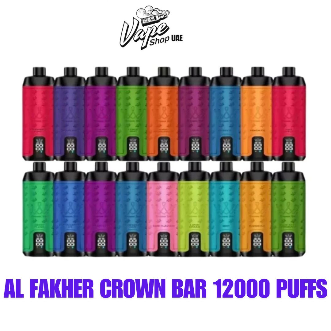 Al Fakher Crown Bar 12000 Puffs Disposable Vape in Dubai UAE