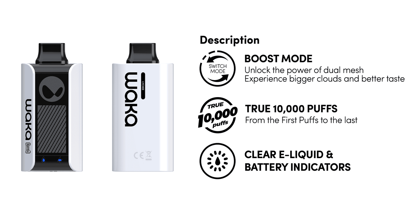 WAKA Sopro 10000 Puffs Disposable Vape In Dubai UAE