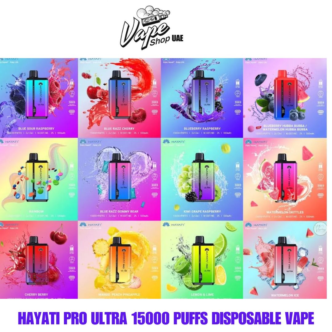 Hayati Pro Ultra 15000 Puffs Disposable Vape In Dubai UAE
