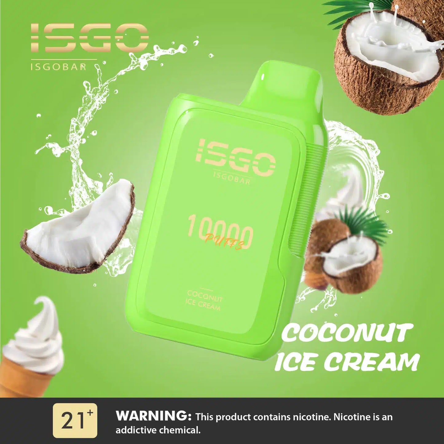 ISGO Bar 10000 Puffs Disposables Vape 2% in Dubai Abu Dhabi UAE
