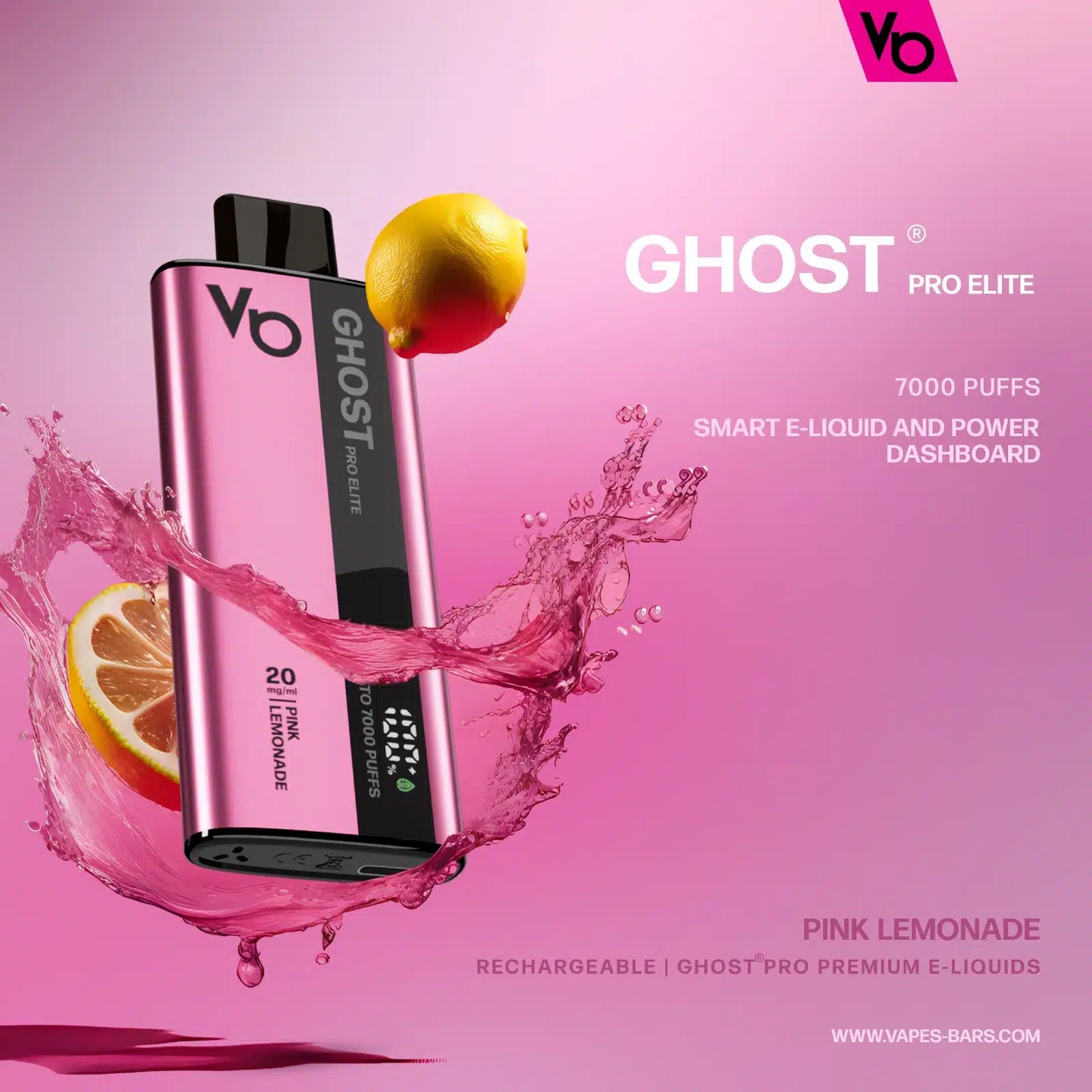 Vapes Bars Ghost Pro Elite 7000 Puffs Disposable Vape in Dubai UAE