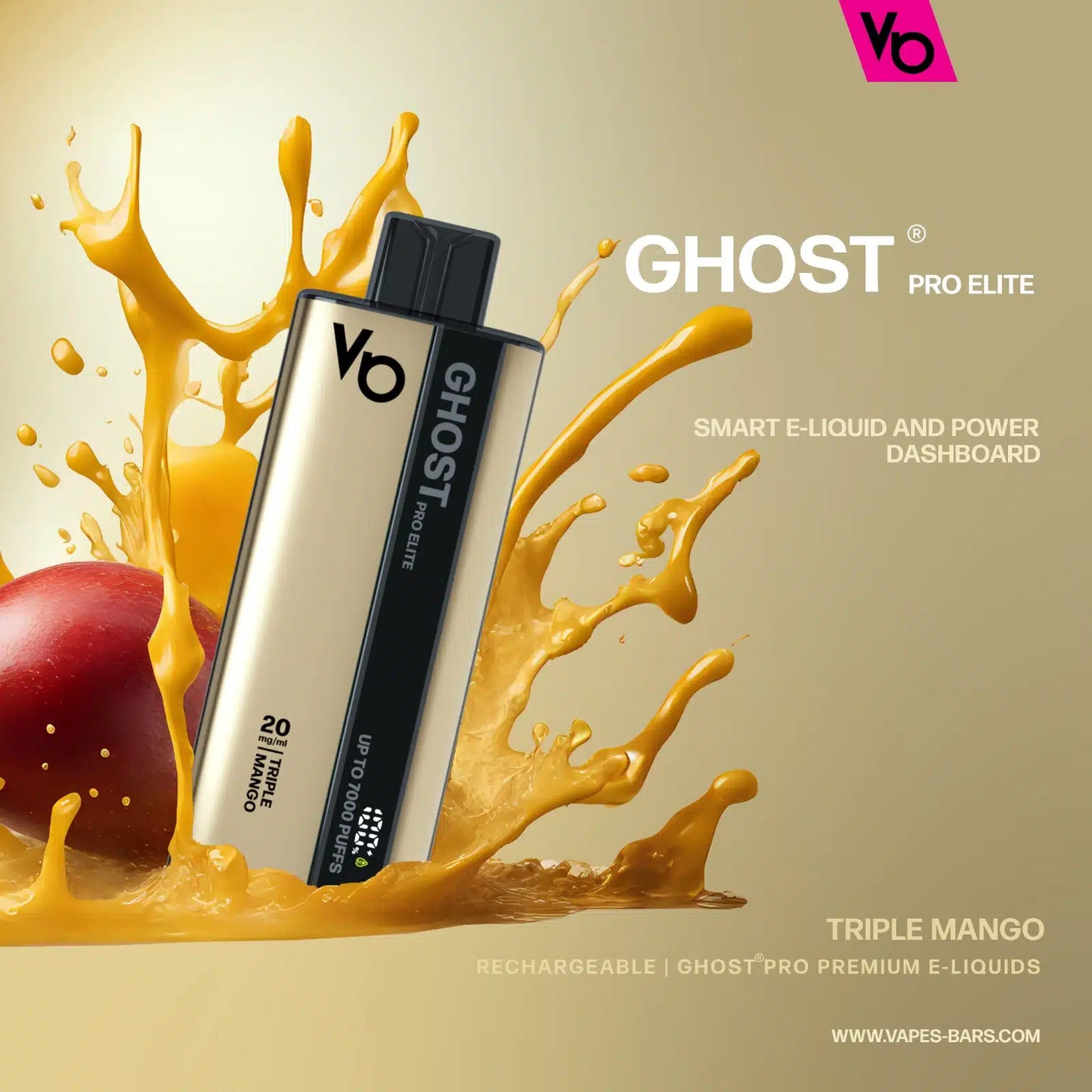 Vapes Bars Ghost Pro Elite 7000 Puffs Disposable Vape in Dubai UAE
