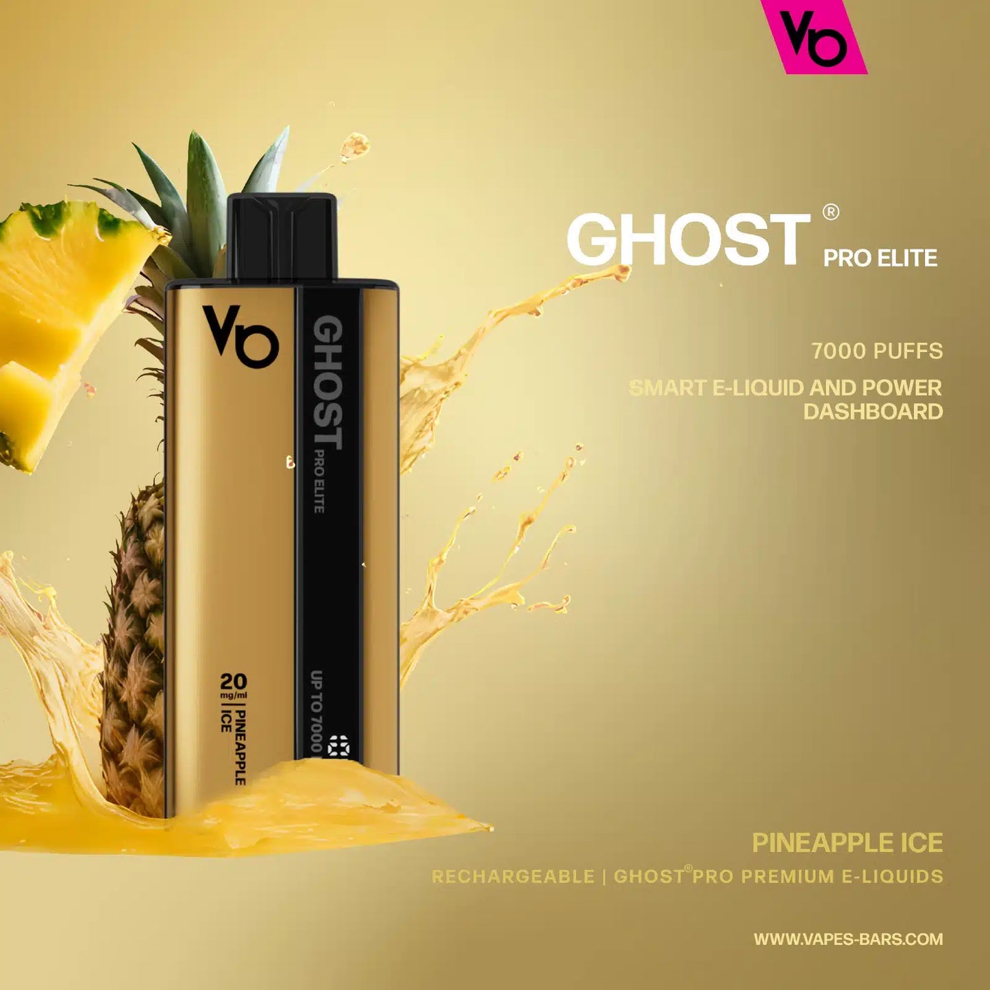 Vapes Bars Ghost Pro Elite 7000 Puffs Disposable Vape in Dubai UAE