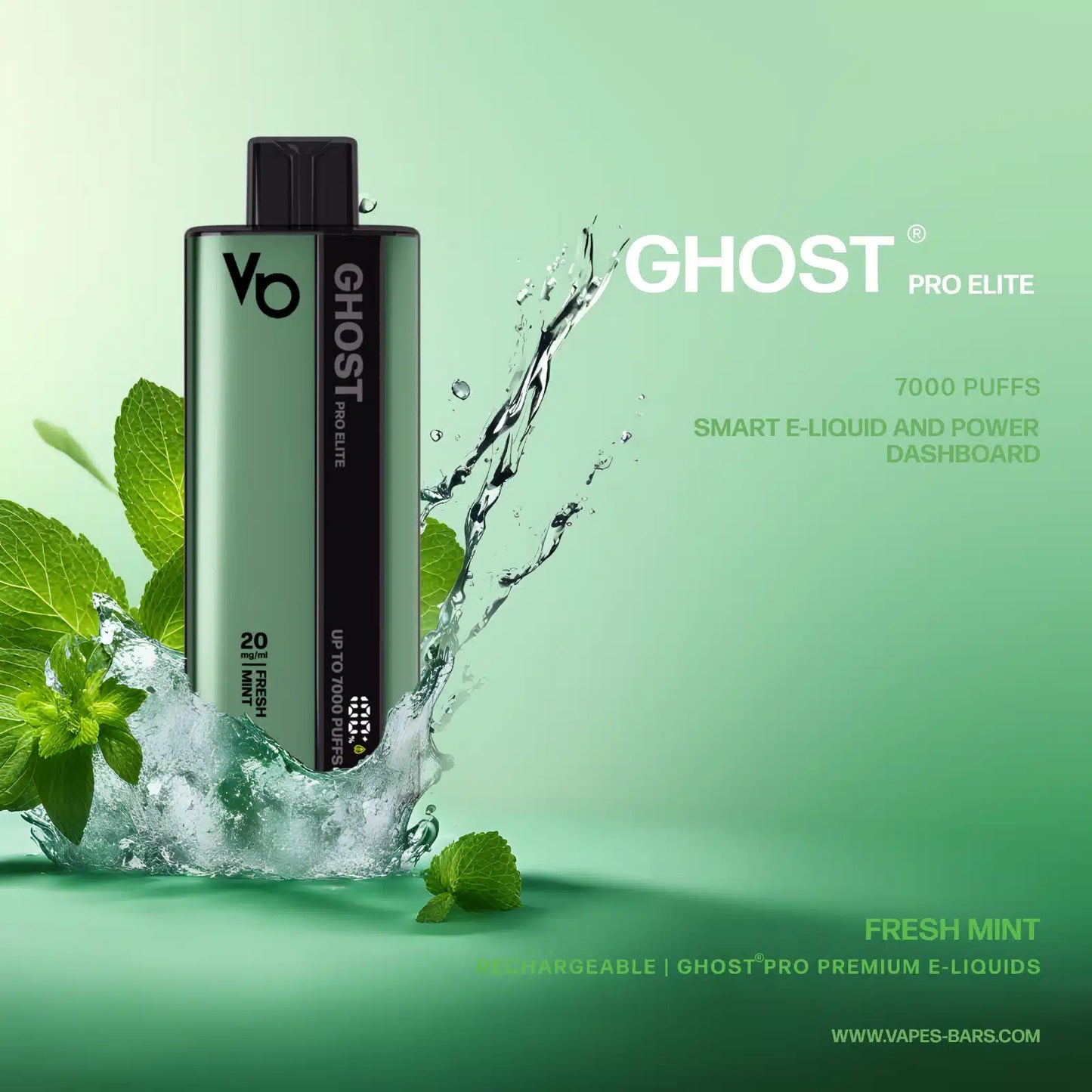 Vapes Bars Ghost Pro Elite 7000 Puffs Disposable Vape in Dubai UAE