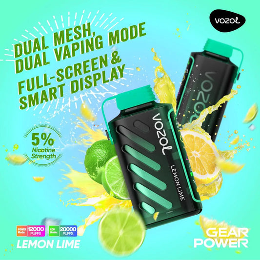 VOZOL Gear Power 20000 Puffs Disposable Vape In UAE