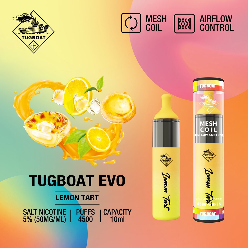 Tugboat EVO 4500 Puffs Disposable Vape in Dubai UAE