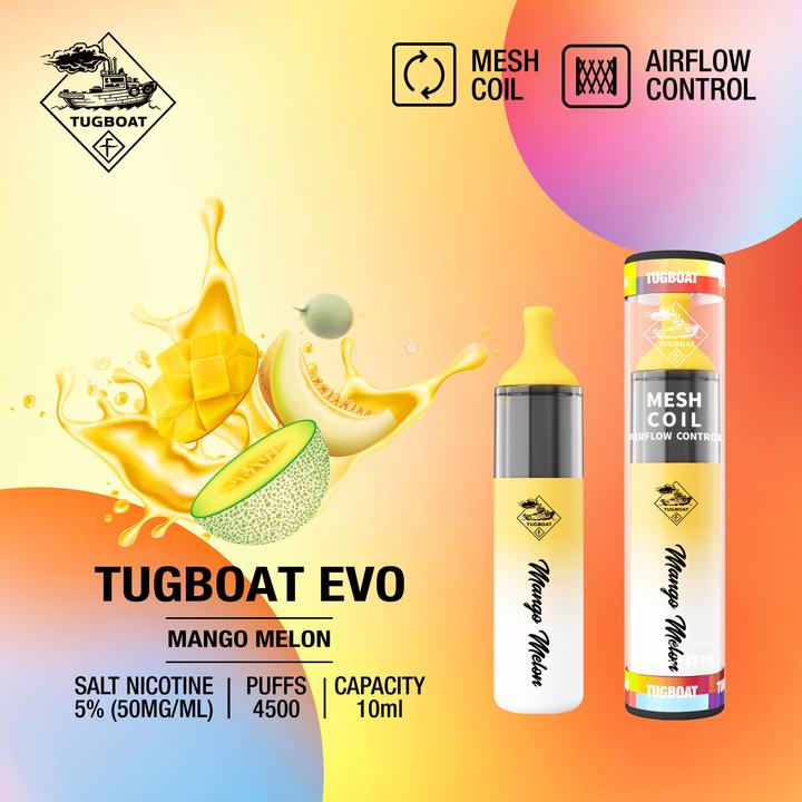 Tugboat EVO 4500 Puffs Disposable Vape in Dubai UAE
