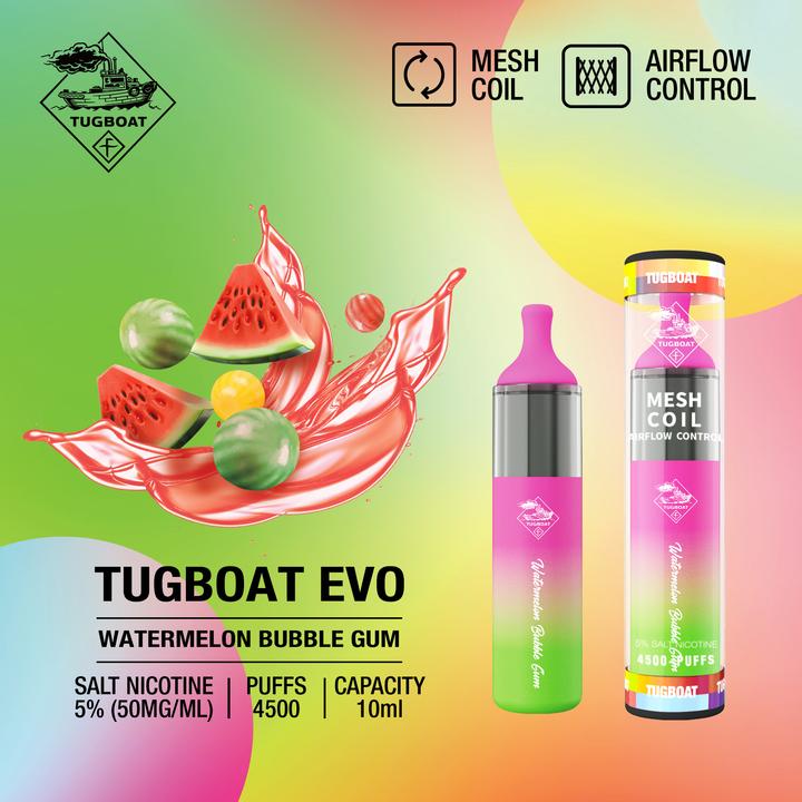 Tugboat EVO 4500 Puffs Disposable Vape in Dubai UAE