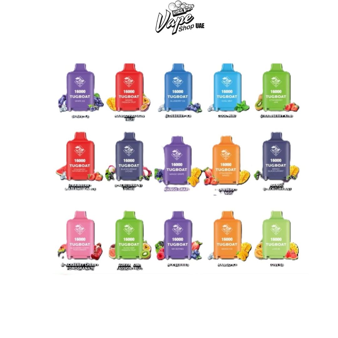 Tugboat Super Kit 16000 Puffs Disposable Vape in Dubai UAE