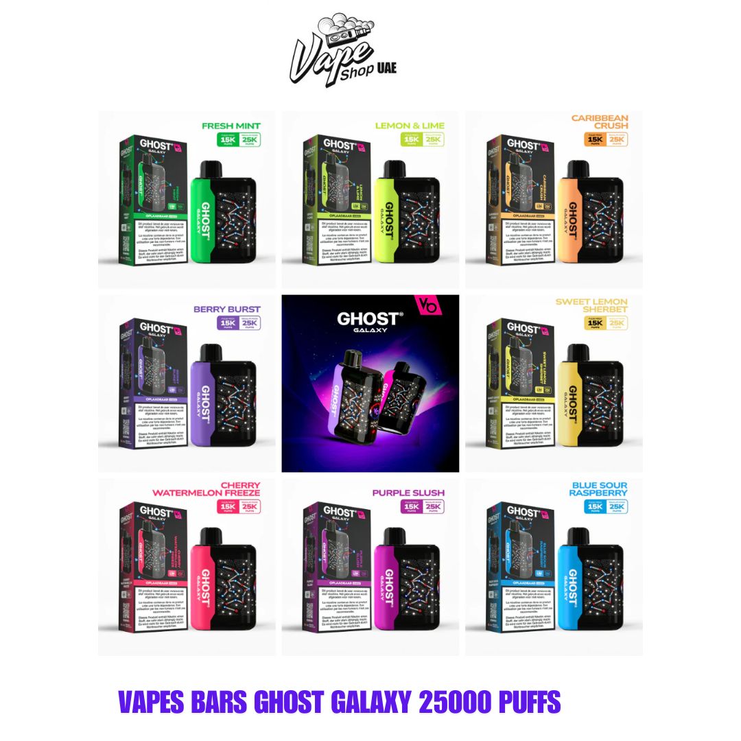 Vapes Bars Ghost Galaxy 25000 Puffs 20mg Disposable Vape In UAE