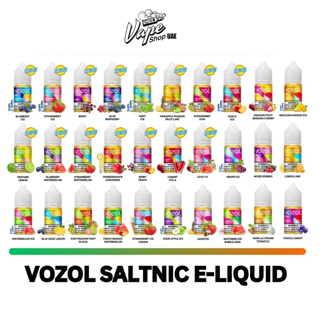 Vozol Saltnic 30ml E-liquid 30mg & 50mg In Dubai UAE