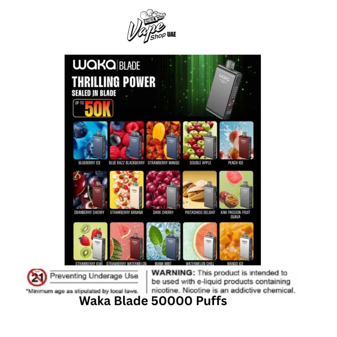 Waka Blade 50000 Puffs Disposable Vape In Dubai UAE