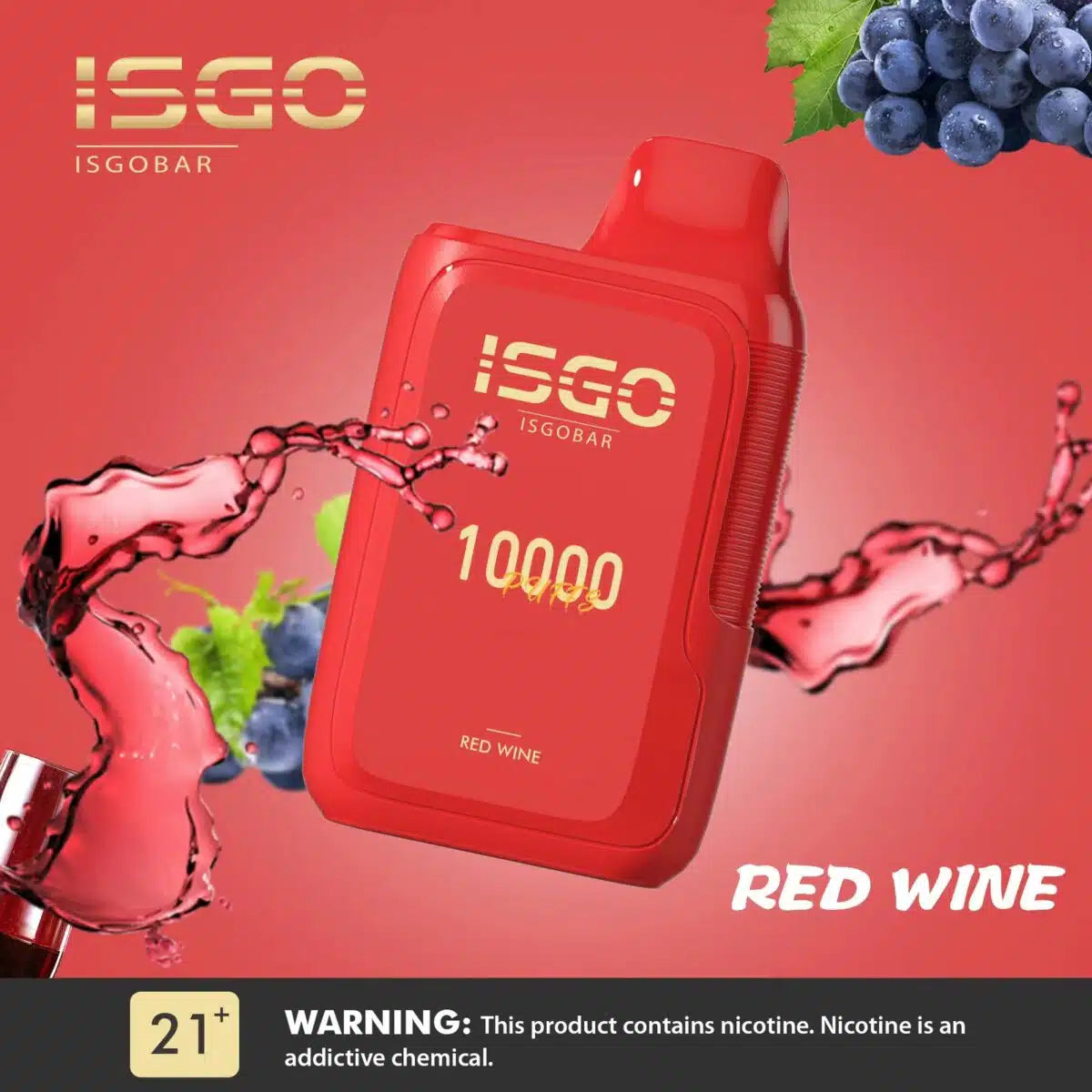ISGO Bar 10000 Puffs Disposables Vape 2% in Dubai Abu Dhabi UAE