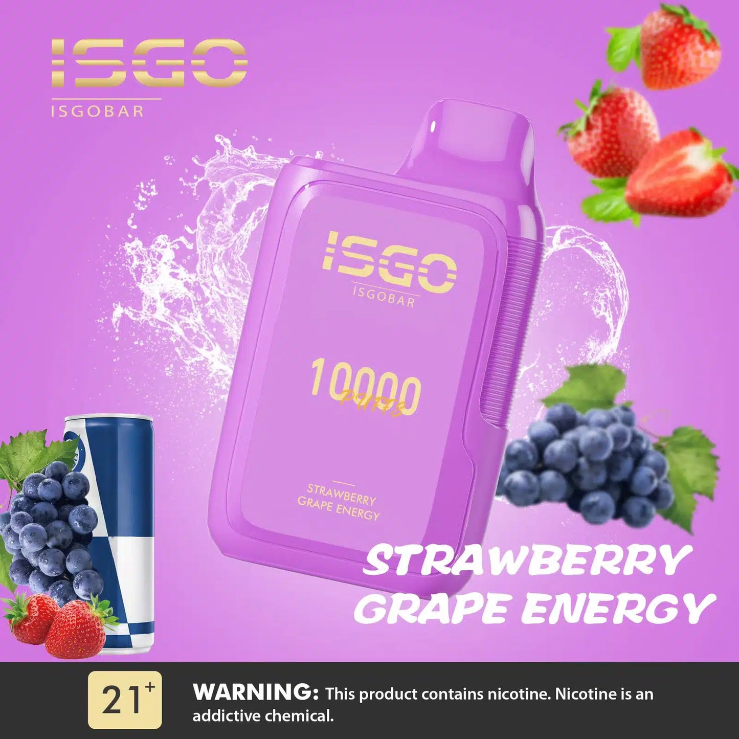 ISGO Bar 10000 Puffs Disposables Vape 2% in Dubai Abu Dhabi UAE