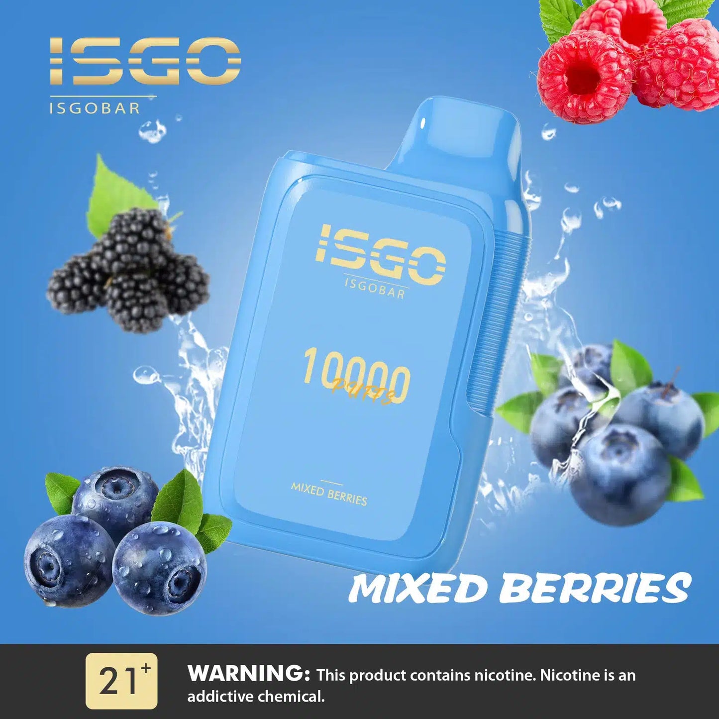 ISGO Bar 10000 Puffs Disposables Vape 2% in Dubai Abu Dhabi UAE