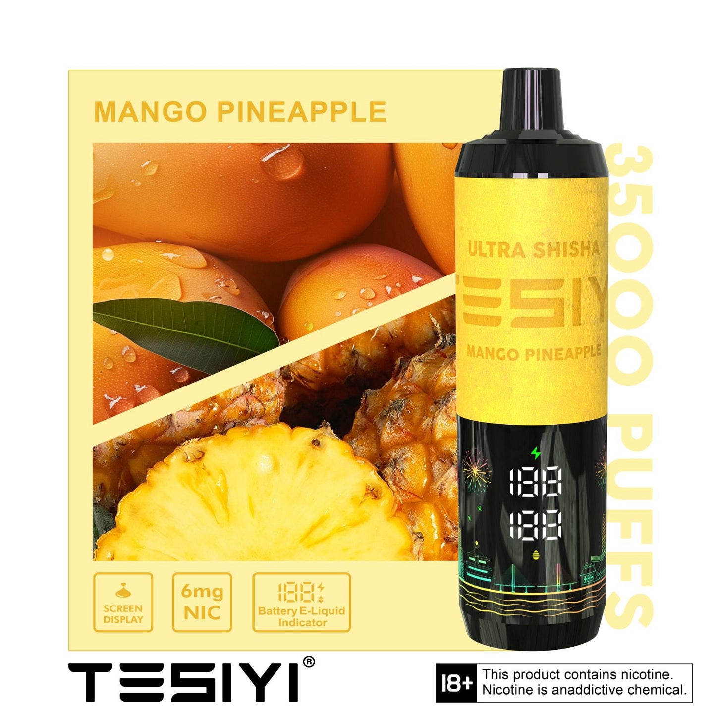 Tesiyi Ultra Shisha 35000 Puffs Disposable Vape In Dubai UAE