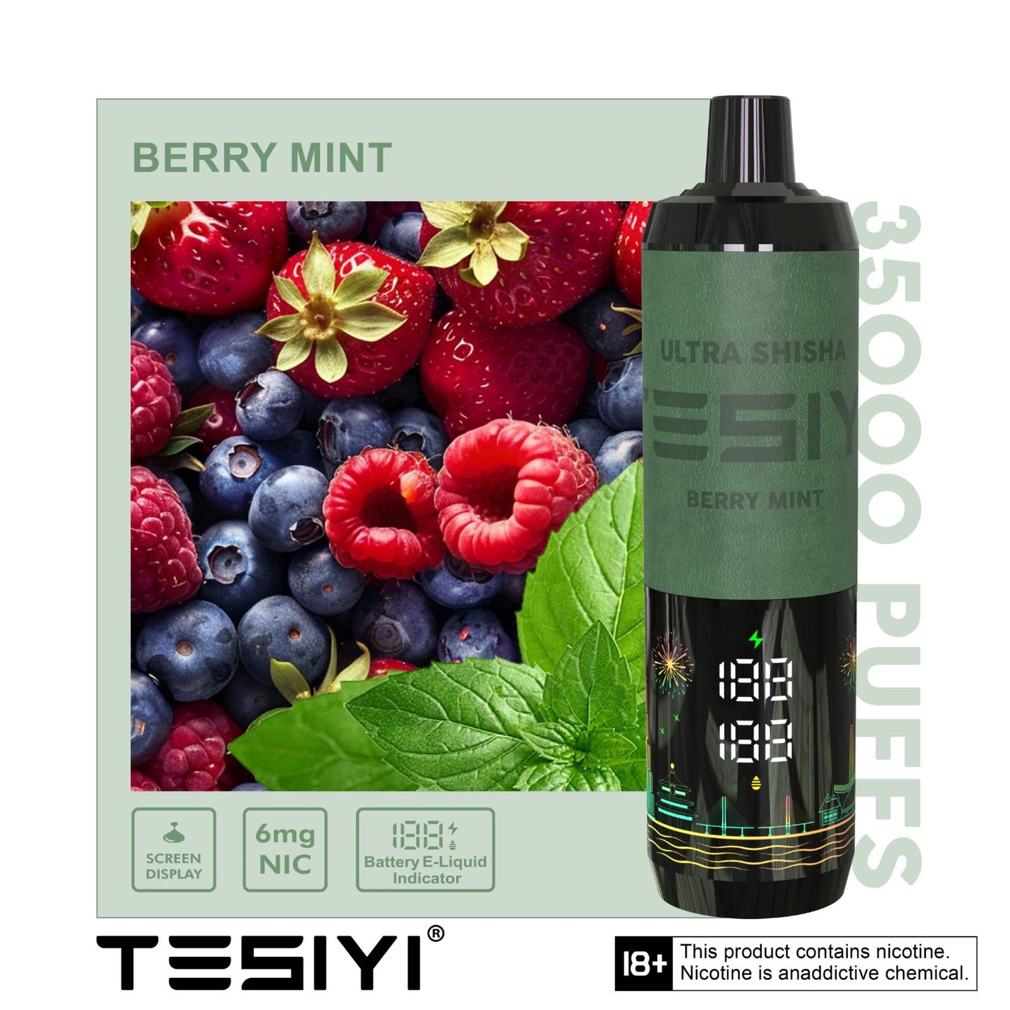 Tesiyi Ultra Shisha 35000 Puffs Disposable Vape In Dubai UAE