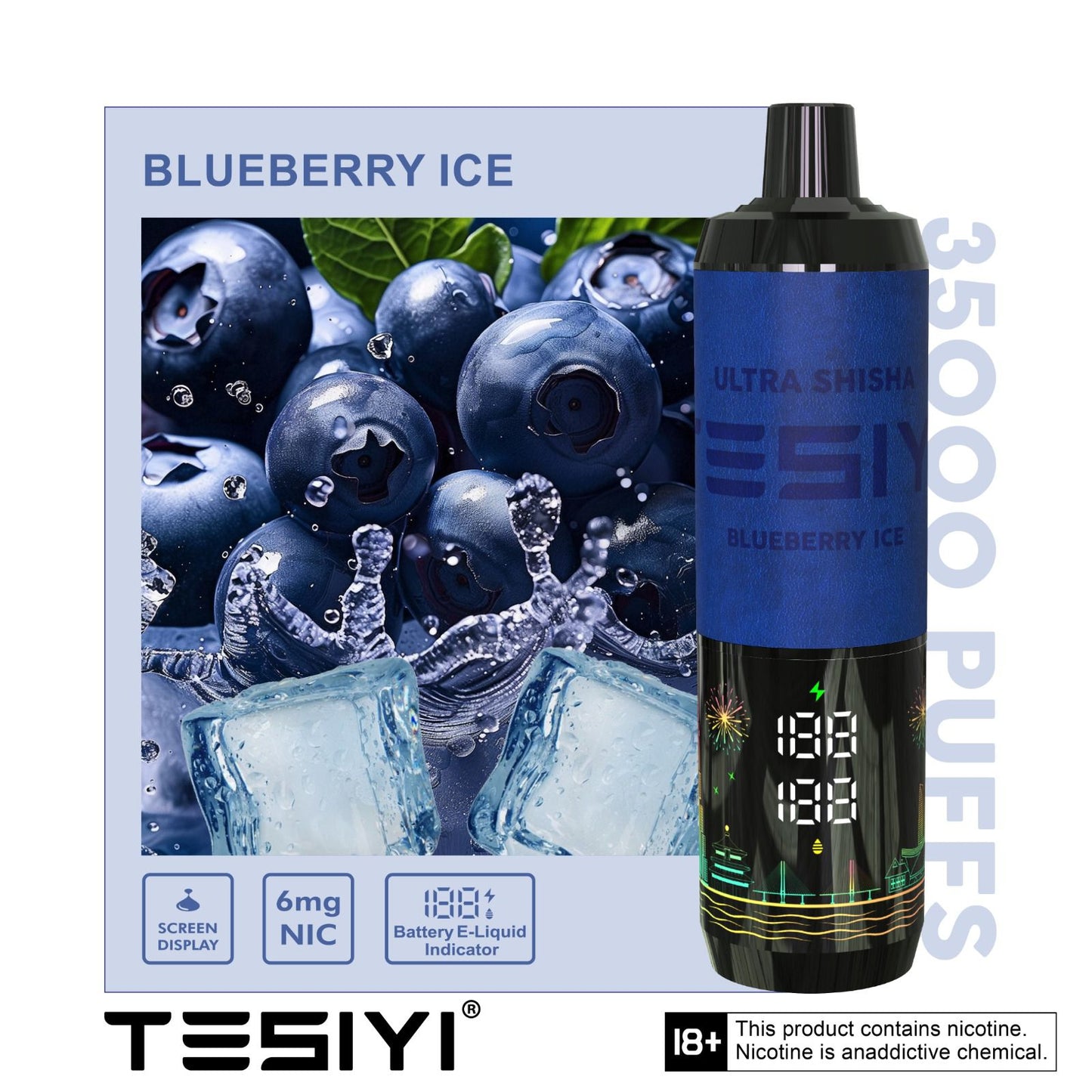 Tesiyi Ultra Shisha 35000 Puffs Disposable Vape In Dubai UAE