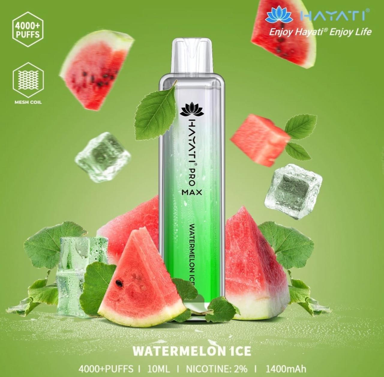 HAYATI Pro Max 4000 Puffs 20mg Disposable Vape in Dubai UAE