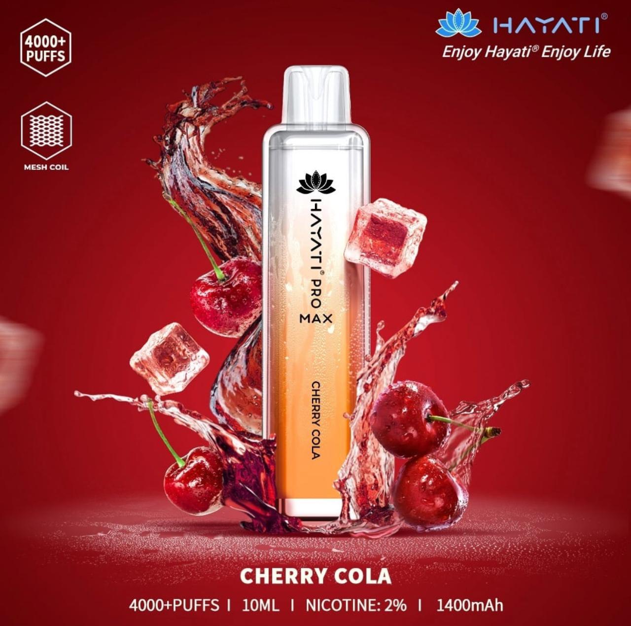 HAYATI Pro Max 4000 Puffs 20mg Disposable Vape in Dubai UAE