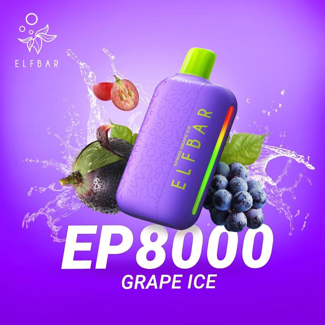 ELF Bar EP8000 Puffs Disposable Vape 20mg in Dubai UAE