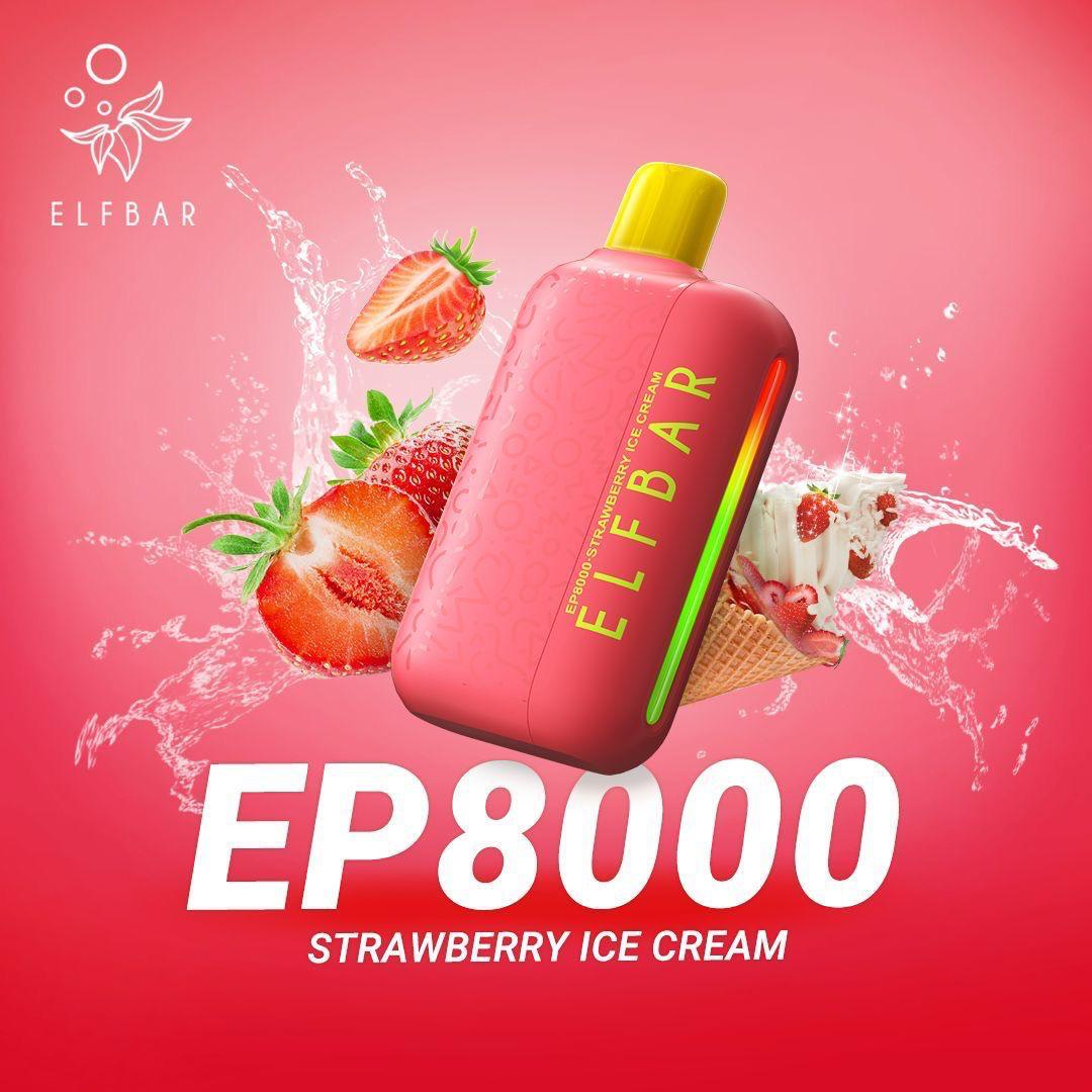 ELF Bar EP8000 Puffs Disposable Vape 20mg in Dubai UAE