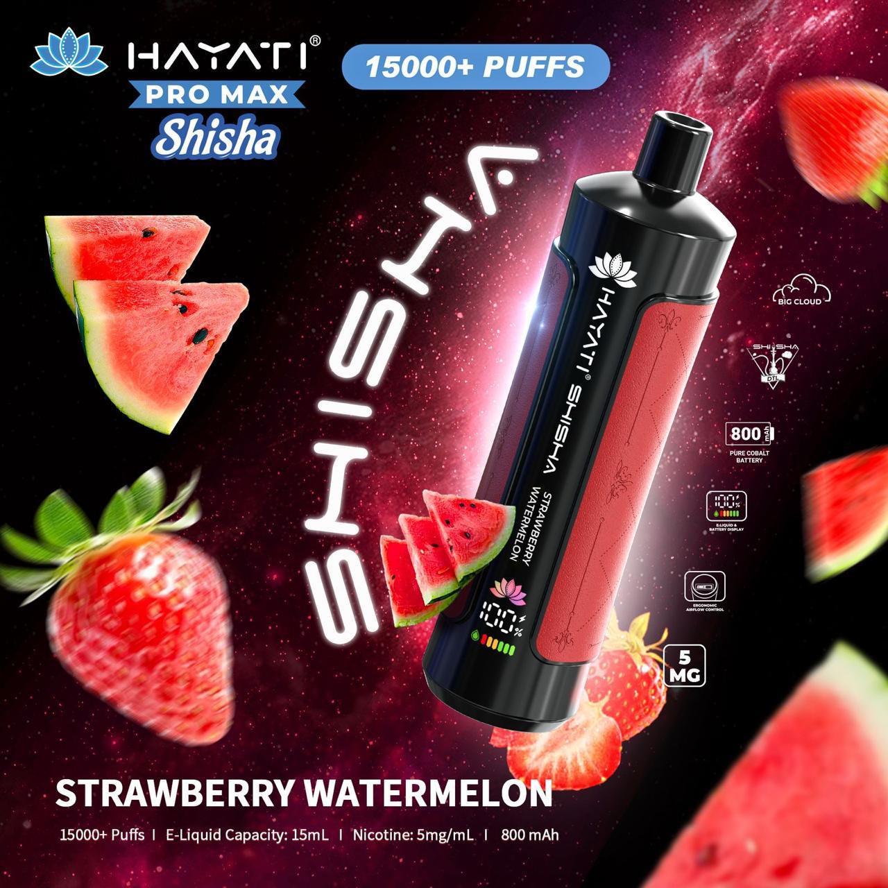 Hayati Pro Max Shisha 15000 Puffs Disposable Vape In Dubai UAE
