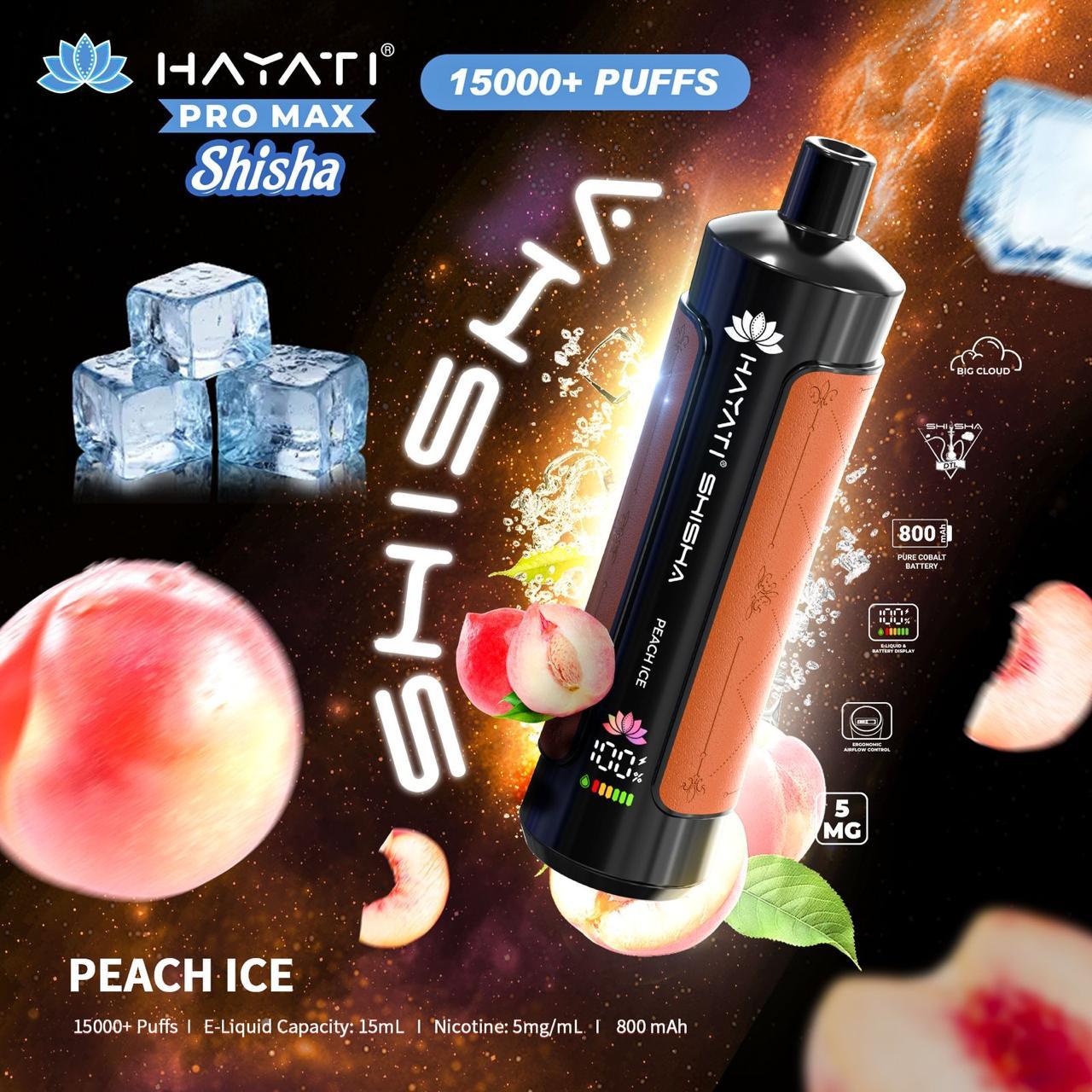 Hayati Pro Max Shisha 15000 Puffs Disposable Vape In Dubai UAE
