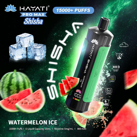 Hayati Pro Max Shisha 15000 Puffs Disposable Vape In Dubai UAE