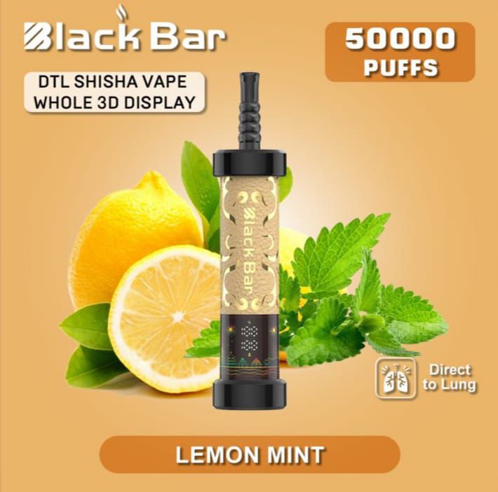 Black Bar 50000 Puffs Disposable Vape In Dubai UAE