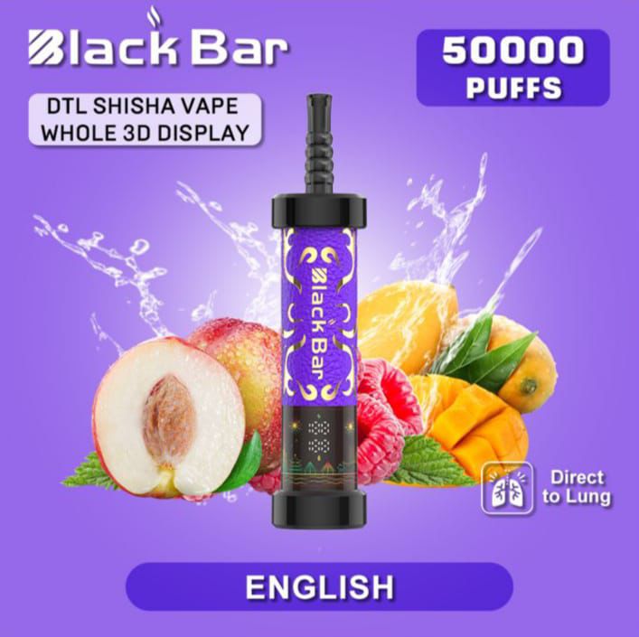 Black Bar 50000 Puffs Disposable Vape In Dubai UAE