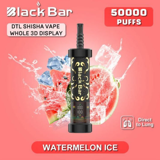 Black Bar 50000 Puffs Disposable Vape In Dubai UAE