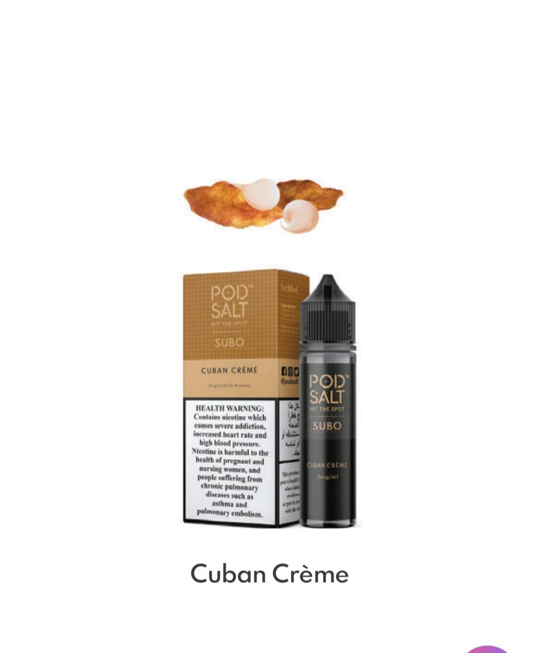 Pod Salt E-Liquid 50ml 3mg | Subo E-Juice UAE
