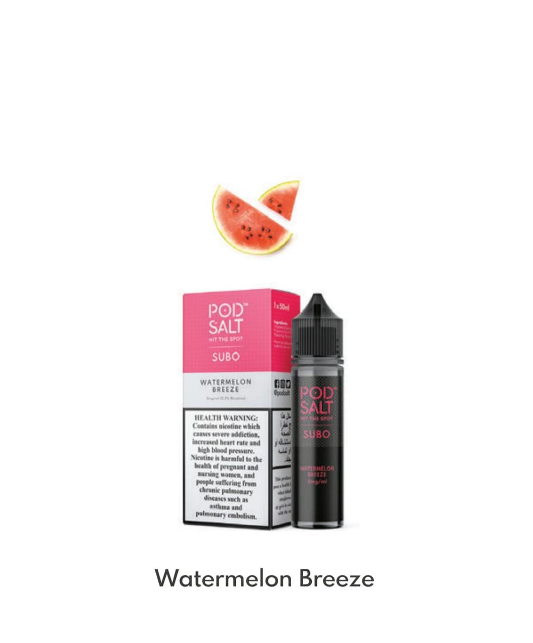 Pod Salt E-Liquid 50ml 3mg | Subo E-Juice UAE