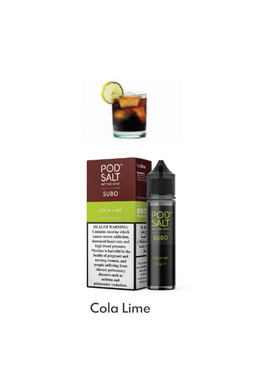 Pod Salt E-Liquid 50ml 3mg | Subo E-Juice UAE