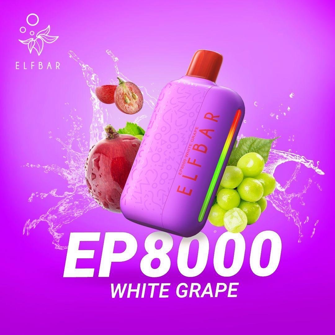 ELF Bar EP8000 Puffs Disposable Vape 20mg in Dubai UAE