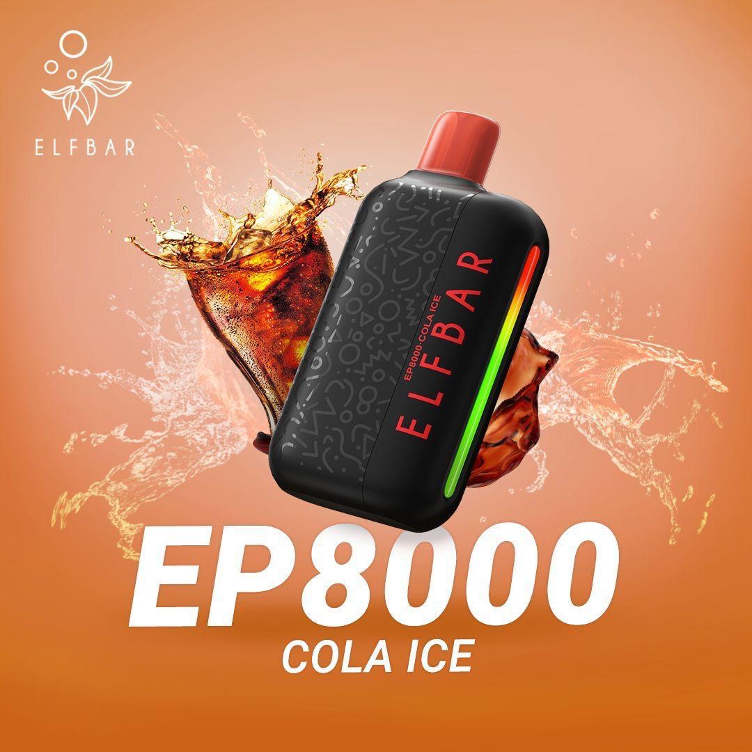 ELF Bar EP8000 Puffs Disposable Vape 20mg in Dubai UAE