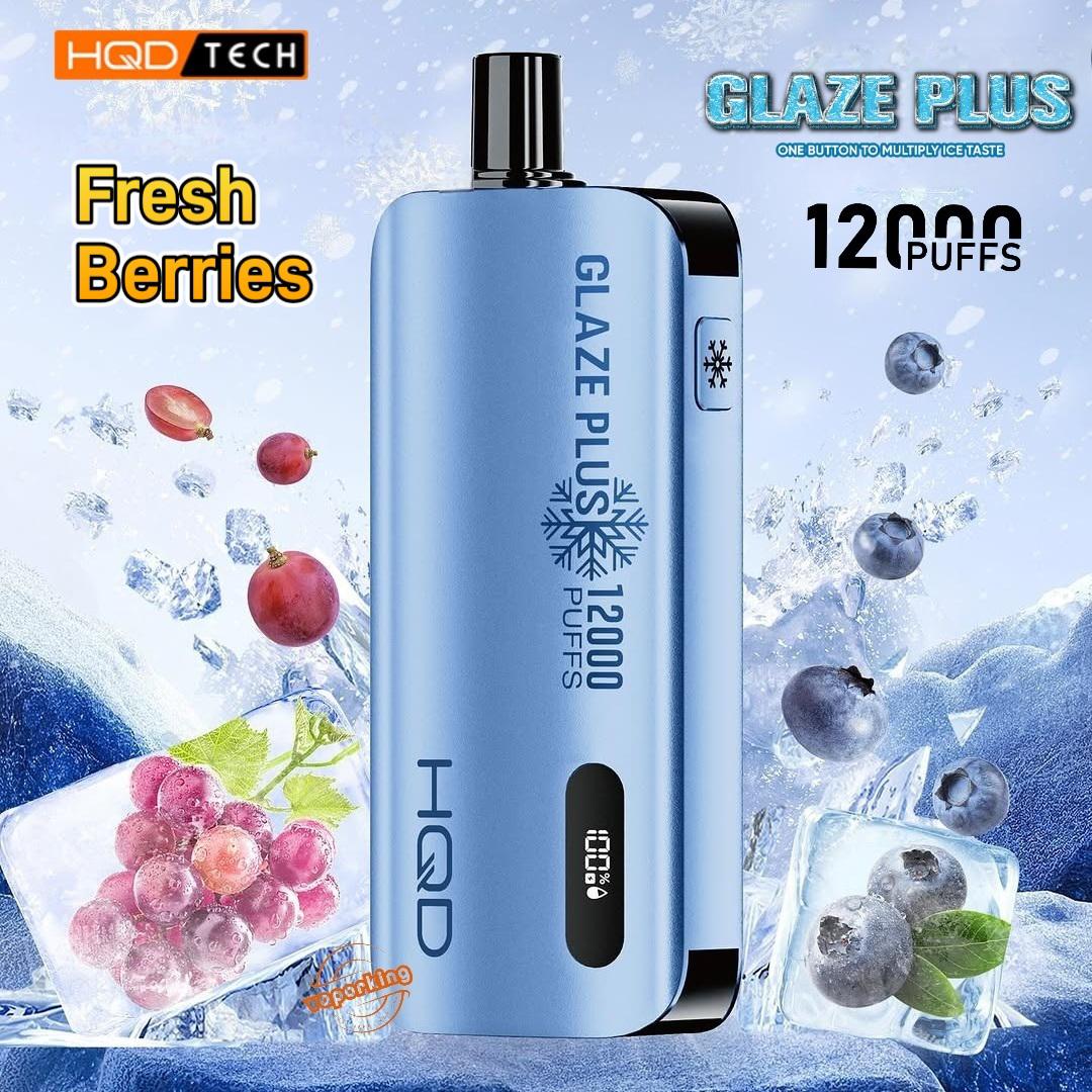 HQD Glaze Plus 12000 Puffs Disposable Vape in Dubai UAE